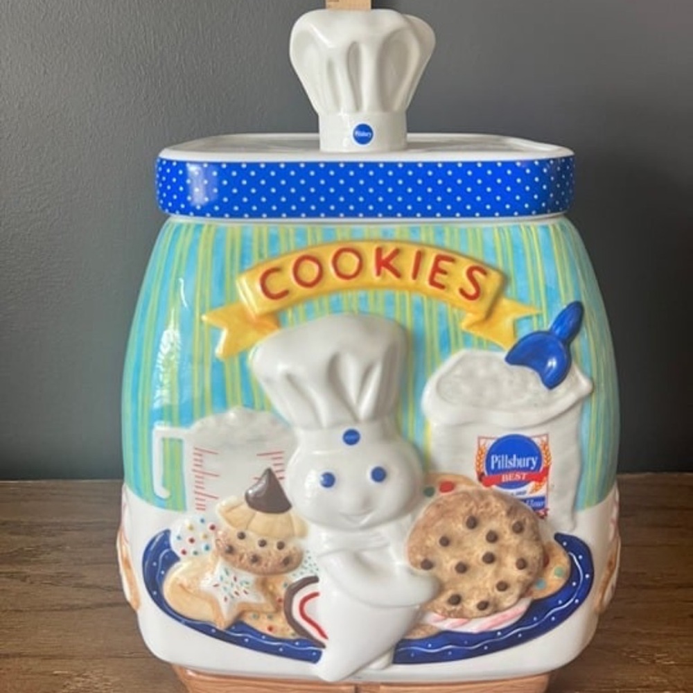 Pillsbury Doughboy Danbury Mint Cookie Jar 13"